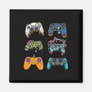 Skeleton Zombie Gaming Controllers Halloween voor Magneet