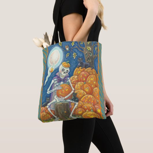 SKELETON, ZWARTE VATTEN, JACKS SHOULDER CANVAS TAS (Dichtbij)