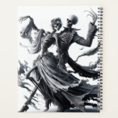 skeletonkalender planner (Achterkant)