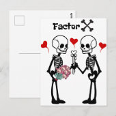 Skeletonliefhebbers Briefkaart (Voorkant / Achterkant)