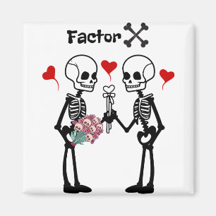 Skeletonliefhebbers Magneet
