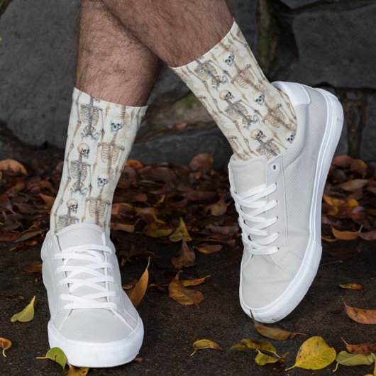 Skeletonpatroon Halloween Sokken