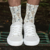 Skeletonpatroon Halloween Sokken