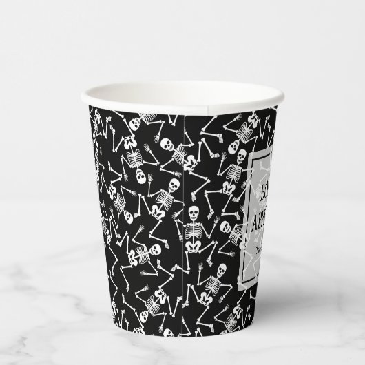 Skeletons BONE APPÉTIT Papieren Bekers (Rechts)