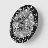 Skeletons BONE APPÉTIT Ronde Klok (Hoek)