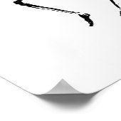 Skeletons Dance net alsof niemand Halloween kijkt Poster (Hoek)