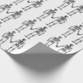 Skeletons Diagram met Genummerde Botten Cadeaupapier (Hoek)