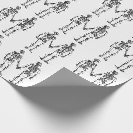 Skeletons Diagram met Genummerde Botten Cadeaupapier (Hoek)