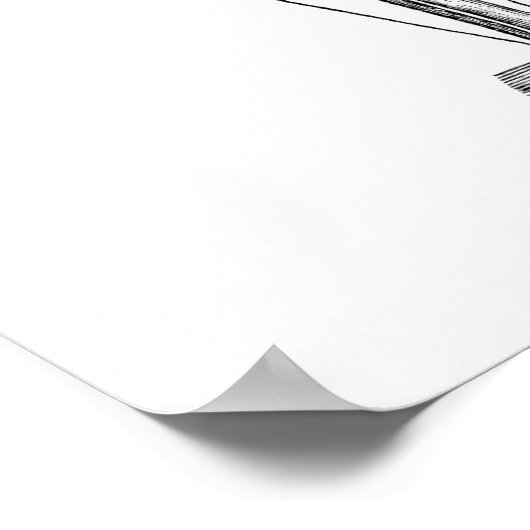 Skeletons Diagram met Genummerde Botten Poster (Hoek)