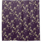 Skeletons Halloween Douchegordijn (Voorkant)