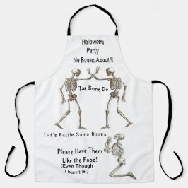 Skeletons Halloween House Party All Over Print Schort