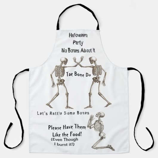 Skeletons Halloween House Party All Over Print Schort (Voorkant)