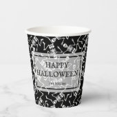 Skeletons Happy Halloween Papieren Bekers (Voorkant)