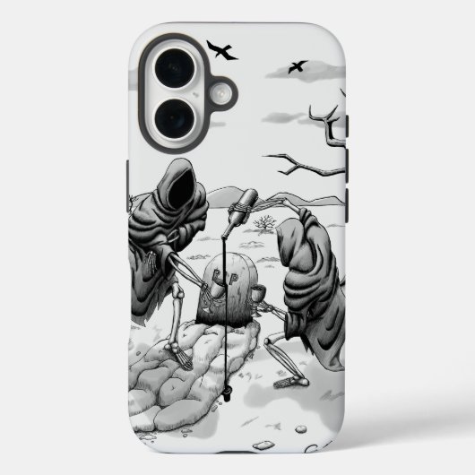Skeletons in the desert Case-Mate iPhone case (Achterkant)