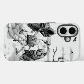 Skeletons in the desert Case-Mate iPhone case (Achterkant (horizontaal))