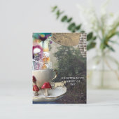 Skeletons Mixed Media Collage Ghost of You Briefkaart (Staand voorkant)