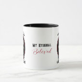 Skeletons omarmen Spooky Coffee Mok Gift Idee (Midden)