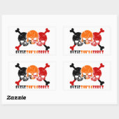 Skeleton's Secret Rechthoekige Sticker (Vel)
