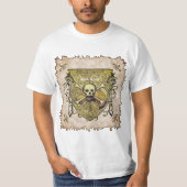 Skeletons Shield T-shirt (Voorkant)