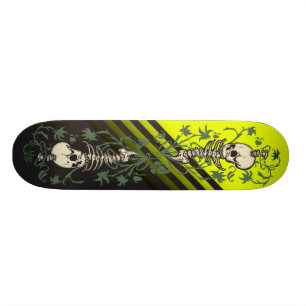 Skeleton's tuinskateboard skateboard