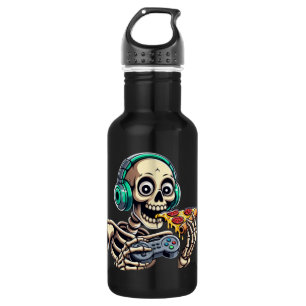 Skeleton's ultieme cheat-dag: Cheesy Pizza Gaming Waterfles
