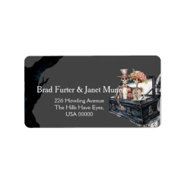 skeletpaar bruiloft etiket