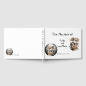 Skeletpaar bruiloft uitnodiging gastenboek (Volledig)