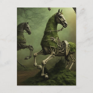 Skeletpaarden Briefkaart