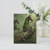Skeletpaarden Briefkaart (Staand voorkant)