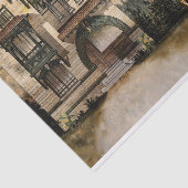 Skeletpapier voor het loskoppelen van halloween tissuepapier (Detail)