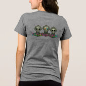Skeletploeg Tri-Blend Shirt (Achterkant)