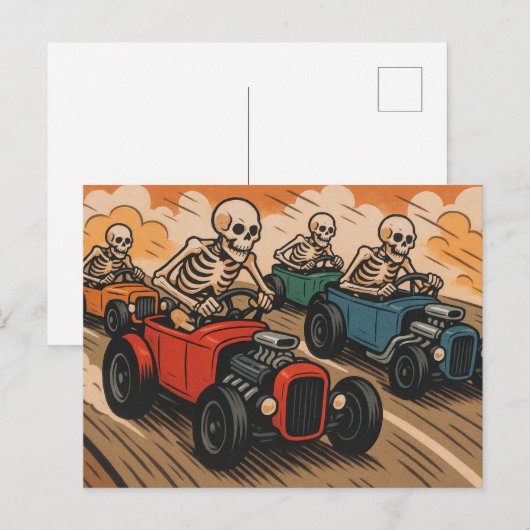 skeletrace briefkaart (Voorkant / Achterkant)