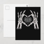 Skeletribben Handje Briefkaart (Voorkant / Achterkant)