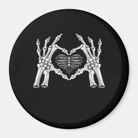 Skeletribben Handje Magneet (Voorkant)