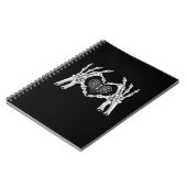 Skeletribben Handje Notitieboek (Linkerzijde)