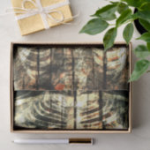 Skeletribbenkooi Beige Black Oranje  Tissuepapier (Geschenk)