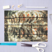 Skeletribbenkooi Beige Black Oranje  Tissuepapier (Craft)