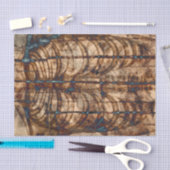 Skeletribbenkooi Beige bruine  röntgenfoto Tissuepapier (Craft)