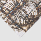  Skeletribbenkooi Bruin Witte röntgenfoto Tissuepapier (Detail)