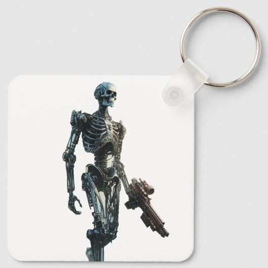 skeletrobot sleutelhanger (Achterkant)