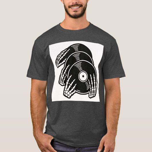 Skeletrots vriend t-shirt (Voorkant)