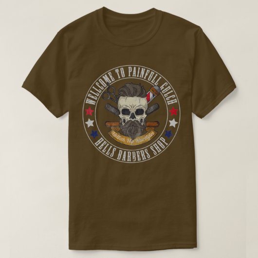 skeletschaar, schaar, schaar, Haarstylist 3 T-shirt (Design voorkant)