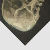 Skeletschedel met brandende sigaret, 1885 tissuepapier (Detail)