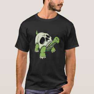 Skeletschildpad Skeletkop T-shirt