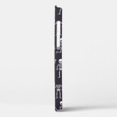 Skeletsilhouettes naadloos patroon voor hallowiet Case-Mate iPhone case (Achterkant / Links)