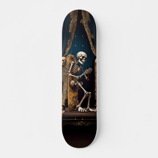 Skeletskateboarder Persoonlijk Skateboard (Voorkant)