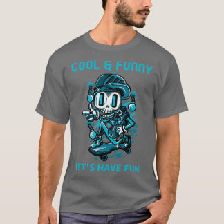 Skeletskatelets hebben flauw gegeten t-shirt