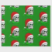 skeletskeletskelet voor kerst cadeaupapier (Vlak)