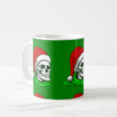 skeletskeletskelet voor kerst koffiemok (Voorkant links)
