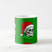 skeletskeletskelet voor kerst koffiemok (Center)